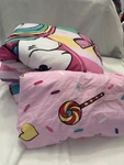 Jojo Siwa Twin Comforter Fitted Sheet Reversible Nickelodeon Bedding. Fixed Price $26.99.