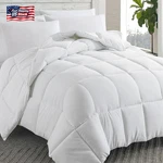 Cosybay Down Alternative Comforter (white, Queen) - All Season Soft Quilted. Fixed Price $43.32.