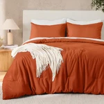 Andency California King Comforter Set Terracotta 3 Pieces Lightweight. Fixed Price $83.66.