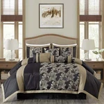 Chezmoi Collection Luxury 7-PIECE Jacquard Hibiscus Floral Bedding Comforter Set. Fixed Price $119.99.