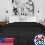 Superior Brushed Microfiber Solid Comforter Down Alternative Bedding Reversible. Fixed Price $41.20.