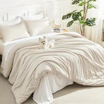 Litanika Comforter King Size Beige, 3 Pieces Lightweight Bedding Se.... Fixed Price $66.44.