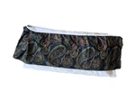 Vintage Jc Penney Queen Size Skirt Dark Paisley Print Navy Green 90S Bedding. Fixed Price $47.99.