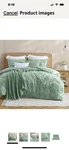 Peri Home Chenille Laurel 3-PC. King Comforter Set Green. Fixed Price $75.00.
