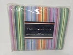 Tommy Hilfiger Twin Comforter Cover And Sham Set Multicolor Rainbow New. Fixed Price $59.95.