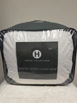 Hotel Collection European Goose Down Heavy Weight White King Comforter. Fixed Price $390.00.