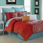 Fiesta Reversible Comforter Set Cozumel Twin. Fixed Price $69.99.