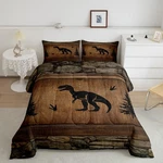 Manfei Dinosaur Kids Comforter Set King Size Wild Animal Bedding Boys. Fixed Price $149.10.