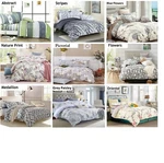 Duvet Cover Set: 100% Cotton: Queen Or King, 16 Designs. Fixed Price $47.99.
