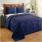 Better Trends King Size Bedspread 120" X 110" Bedding Set 100% Cotton. Fixed Price $109.63.