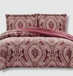 Pem America Red Jessa Reversible Comforter Sets - Twin/twinxl. Fixed Price $21.60.