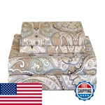 Pointehaven Bedding 3 Pieces Twin Xl 100 Cotton Percale Sheets- Printed. Fixed Price $62.05.