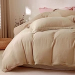Muslin Duvet Cover Queen Size, 100% Breathable Cotton Comforter Sets, U.... Fixed Price $89.56.