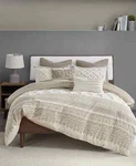 Ink + Ivy Mila Chenille Tufting 3-PC.KING/CALIFORNIA Comforter Set Taupe. Fixed Price $109.00.