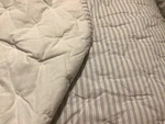 Pottery Barn Hawthorn Striped Cotton Comforter King/cal.king 108/92 Charcoal New. Fixed Price $129.00.
