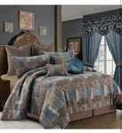 Loom And Mill 9-PIECE Jacquard Comforter Set King Traditional Patchwork Blue. Fixed Price $289.00.