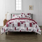 Cuddl Duds Heavyweight Flannel 3 Pce Comforter Set Lodge Plaid, Sz K Q. Fixed Price $109.99.