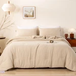 Bohopopm Comforter Set Full Size Bedding Super Soft Comfy Cozy Solid Double. Fixed Price $62.33.