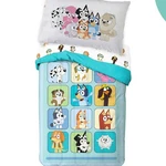 New Sunny Side Up Bluey & Friends Bingo 4 Piece Toddler Comforter Bedding Set. Fixed Price $38.00.