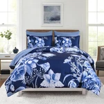 Floral Comforter Set Bag Farmhouse Rustic Microfiber All Season Bedding. Fixed Price $52.89.