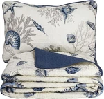 Brandream Queen Size Blue Ocean Quilted Comforter Set Nautical Bedding. Fixed Price $142.56.