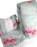 Simply Shabby Chic Belle Hydrangea 1 Twin Comforter Sham Throw Pillow - Mint. Fixed Price $77.88.