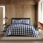 Eddie Bauer - King Comforter Set, Reversible Cotton Bedding With Matching Shams,. Fixed Price $118.29.