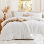 Bedsure King Size Comforter Set White Soft Prewashed Bedding Quilted. Fixed Price $79.52.