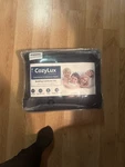 Cozylux Twin Size Black Bedding Comforter Set With Sheets And Pillowcases, 100%. Fixed Price $20.00.