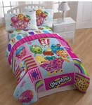 Shopkins Twin Full Reversible Comforter Blanket Bedding Girls. Fixed Price $24.99.