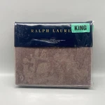 Ralph Lauren Great Compton Riverport Purple Wool King Pillow Sham. Fixed Price $119.99.