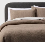 Full/queen Boucle Comforter Set Brown - Threshold New Rare!. Fixed Price $70.00.