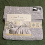 Nwt New Under The Canopy Urban Edgefields Purple Thistle Twin Duvet Set W/ Sham. Fixed Price $16.04.