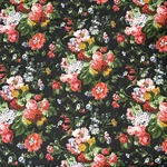 Vtg Ralph Lauren Isadora Cossette Black Floral Roses Twin Duvet Comforter Cover. Fixed Price $132.98.