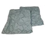 Pastel Teal Spa Blue Pinch Pleat Comforter Pillow Cases Set Full Queen. Fixed Price $45.99.