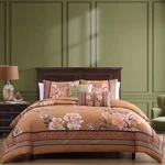 Bebejan Rossana 5 Piece Reversible Comforter Set 100% Cotton Sateen. Fixed Price $143.54.
