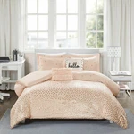 Intelligent Design 5 Piece Duvet Cover Set Size Full/queen Color Pink New. Fixed Price $110.00.