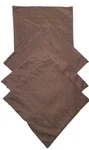 *nwot* Set Of 4 Brown Geometric Pattern Art Deco Pillow Shams Zippered 17X18. Fixed Price $78.00.
