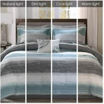 Essentials Queen Comforter Set, Coastal Watercolor Print. Fixed Price $211.19.