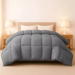King Goose Down Alternative Comforter Ultra Soft All Seasons Grey (102"X90"). Fixed Price $38.98.