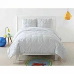 Laura Hart Kids Pleated Solid White Full/queen Comforter Set T4101113. Fixed Price $77.99.
