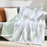 100% Cotton Muslin Throw Blanket Queen 90"X92", Vintage Indoor And Outdoor Us.... Fixed Price $45.59.