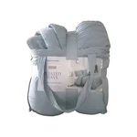 Berkshire Pleated Wave Queen Comforter Set 3 Piece Collection In Gray. Fixed Price $45.99.