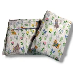 Whim Martha Stewart Bark Park Twin Set Spring Flowers Floral Dogs. Fixed Price $37.95.