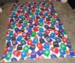 Vintage Nba Basketball Jerseys Teams Sheet Set Springs Bedding. Fixed Price $20.00.