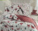 Christmas Bedding Charter Club Santa And Friends Reversible Comforter Twin Set. Fixed Price $49.95.