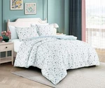 Chezmoi Collection Fran Boho Poppy Flower Printed Microfiber Comforter Set. Fixed Price $49.99.