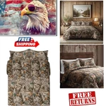 All-season Realtree Edge Camo Queen Comforter Set Nature-inspired Bedding. Fixed Price $88.78.