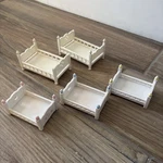 2 White Twin Bed 3 Bunk Calico Critters Sylvanian Families Epoch. Fixed Price $14.25.