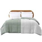 Modern Threads Down Alternative Reversible Comforter - White/gray, Twin. Fixed Price $45.30.